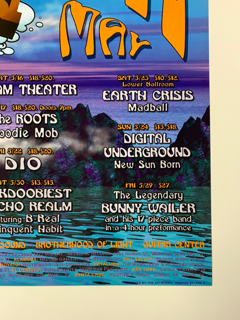 Carolyn Ferris MHP 46 The Roots, Goodie Mob - 1998 Poster Maritime Hall San Fran 1st 7 Carolyn Ferris MHP 46 The Roots, Goodie Mob - 1998 Poster Maritime Hall San Fran 1st