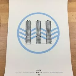 Jack White - 2014 Matthew Jacobson Poster Chicago, IL The Auditorium Theatre