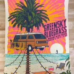 Gig Posters Greensky Bluegrass - 2021 Status Serigraph Poster Charleston, SC 9 Gig Posters Greensky Bluegrass - 2021 Status Serigraph Poster Charleston, SC