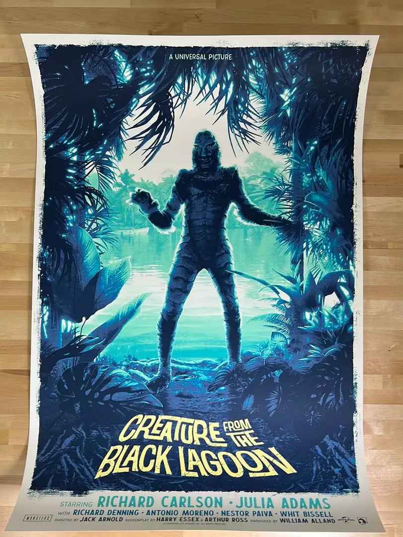 Creature From The Black Lagoon - 2021 Kevin M Wilson Poster 4 Creature From The Black Lagoon - 2021 Kevin M Wilson Poster