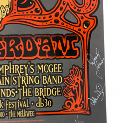 Jam In The Dam - 2010 Jeff Wood Poster Amsterdam, NED Melkweg Band Signed Gig Posters