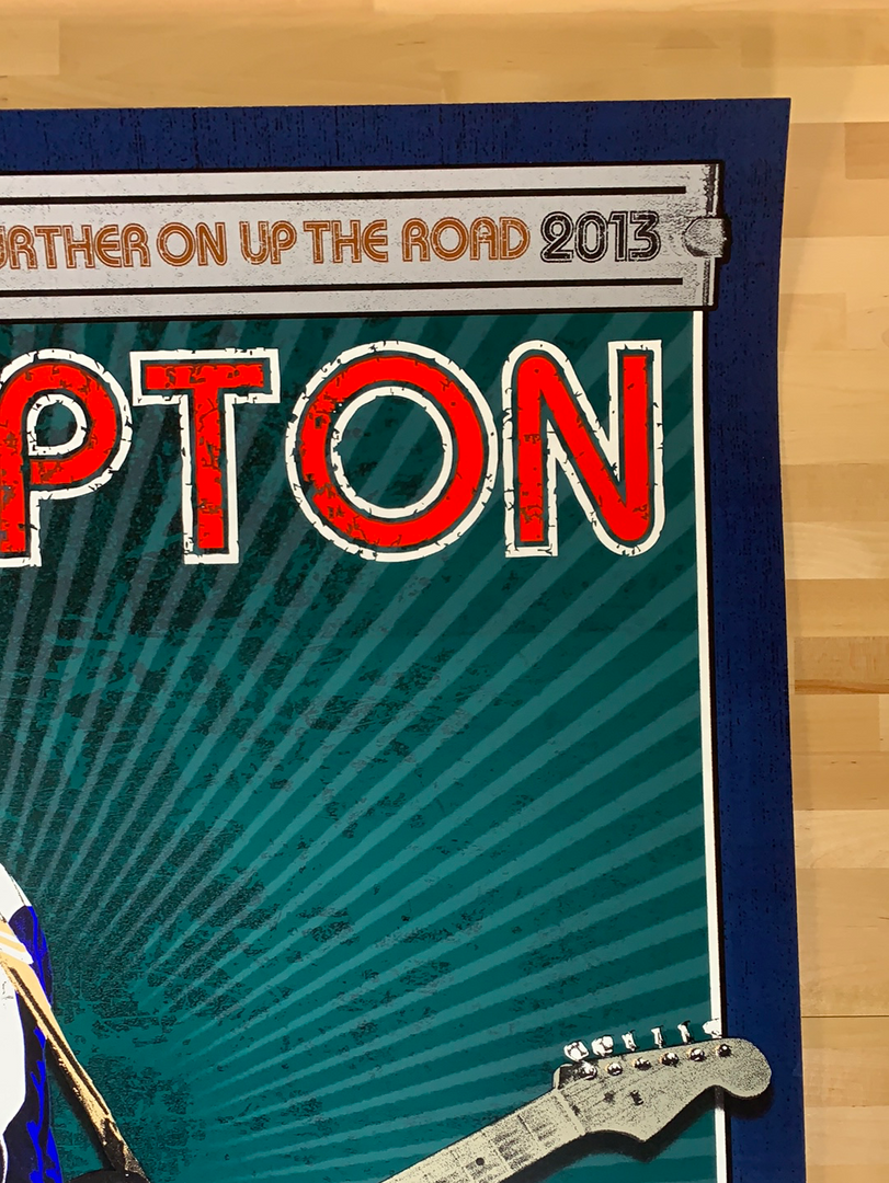 Eric Clapton - 2013 Ron Donovan Firehouse Poster European Tour Gig Posters 6 Eric Clapton - 2013 Ron Donovan Firehouse Poster European Tour Gig Posters