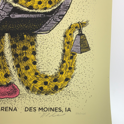 Dave Matthews Band - 2015 Methane Poster Des Moines, IA Wells Fargo Gig Posters