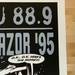 TAZ KXLU Fundraiser - 1995 T.A.Z. Poster Beck Los Angeles, CA 1st Ed Gig Posters 11 TAZ KXLU Fundraiser - 1995 T.A.Z. Poster Beck Los Angeles, CA 1st Ed Gig Posters