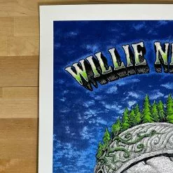 Willie Nelson - 2006 Emek Gan Poster Santa Cruz, CA Catalyst