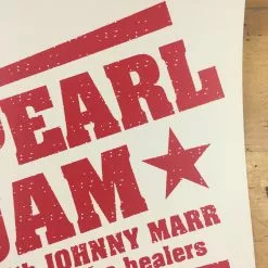 Ames Brothers Pearl Jam - 2003 Ames Design Poster Adelaide, AUS Entertainment Center Gig Posters