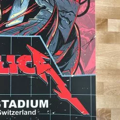 Gig Posters Metallica - 2019 Dayne Henry Jr. Poster Zurich, SUI