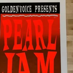 TAZ Gig Posters Pearl Jam - 1998 T.A.Z. Poster Maui, HI Cultural Center Variant