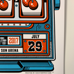 Kings Of Leon - 2017 Jesse Philips Poster Uncasville, CT Mohegan Sun Arena