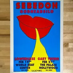 Sebadoh - 1995 Matt Getz Poster San Diego, Hollywood, CA
