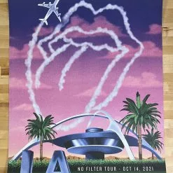 Sold Out Posters Rolling Stones - 2021 Poster No Filter Tour Los Angeles, CA 10/14 Gig Posters 9 Sold Out Posters Rolling Stones - 2021 Poster No Filter Tour Los Angeles, CA 10/14 Gig Posters