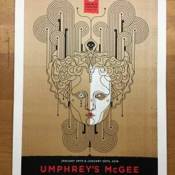 Umphrey's McGee - 2016 Delicious Design League Poster Madison, WI Orpheum Theate