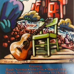 Sold Out Posters Colorado Rocky Mountain Folks Festival - 2002 Poster John Prine Lyons, CO