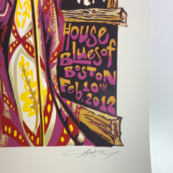 Umphrey's McGee 2012 - AJ Masthay Poster Boston, MA 12 Umphrey's McGee 2012 - AJ Masthay Poster Boston, MA