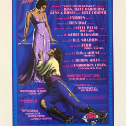 Gig Posters MHP 30 Merle Haggard, Run DMC - 1997 Jim Phillips Poster Maritime Hall San Fran