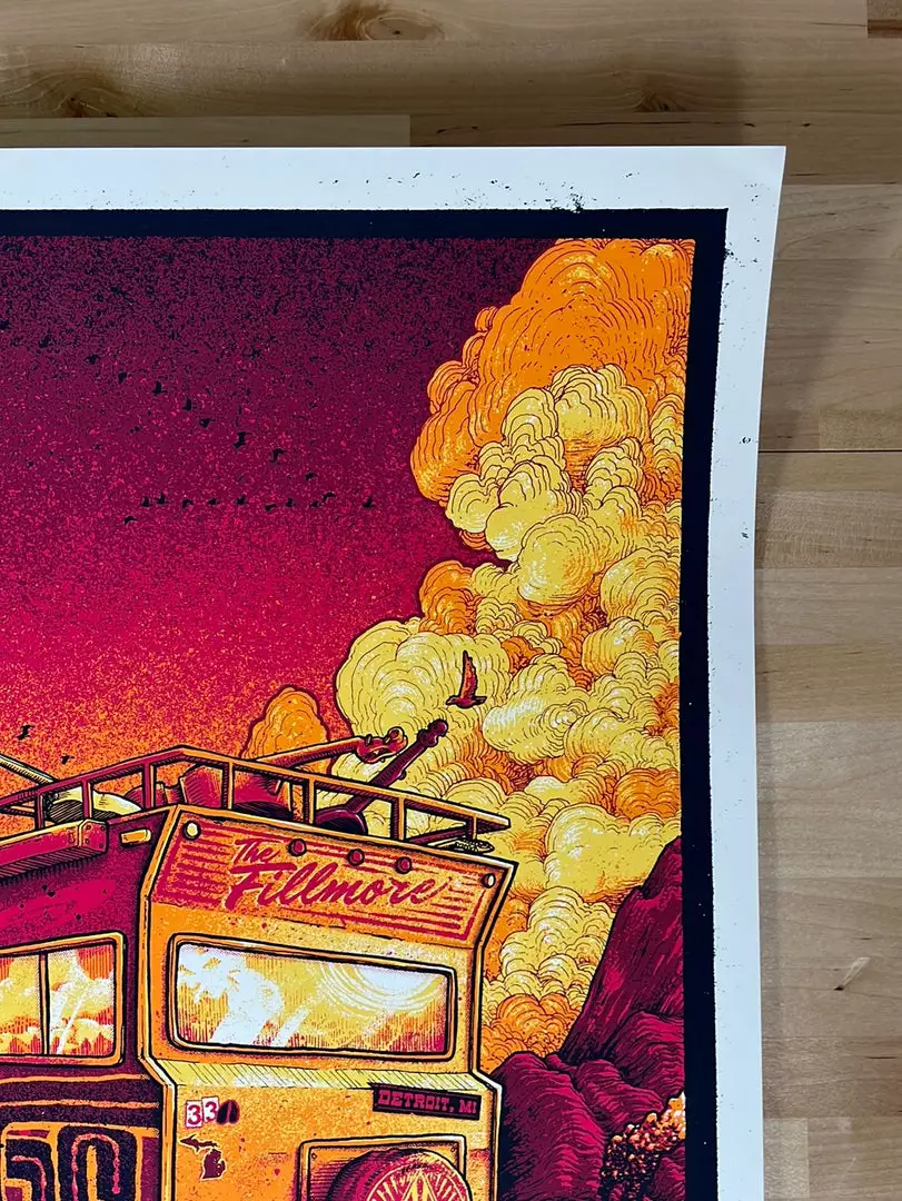 Billy Strings - 2021 Dave Kloc Poster Detroit, MI 11/21 The Fillmore 1st 6 Billy Strings - 2021 Dave Kloc Poster Detroit, MI 11/21 The Fillmore 1st