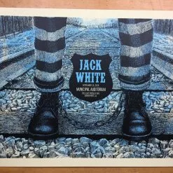 Jack White - 2018 Methane Studios Poster Shreveport, LA Municipal Auditorium Gig Posters