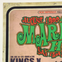 Gig Posters MHP 73 Maritime Hall - 1999 Poster August Ron Donovan San Fran 1st 10 Gig Posters MHP 73 Maritime Hall - 1999 Poster August Ron Donovan San Fran 1st