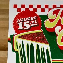 Fall Out Boy - 2021 Mike Tallman Poster Chicago, IL Wrigley Field