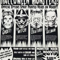 Halloween Monsters - 2017 Epyon5 Poster C2E2 Release Chicago Art Prints