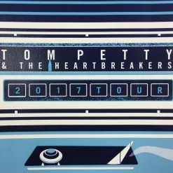 Tom Petty - 2017 Dan Stiles Poster Los Angeles, CA 40th Anniversary Tour 9/22 Gig Posters