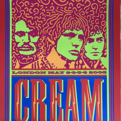 Eric Clapton Cream - 2005 John Van Hamersveld Poster London AE 19x27.5