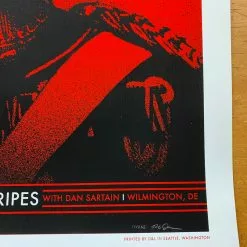 The White Stripes - 2007 Rob Jones Poster Wilmington, DE Grand Opera House Jack White 12 The White Stripes - 2007 Rob Jones Poster Wilmington, DE Grand Opera House Jack White