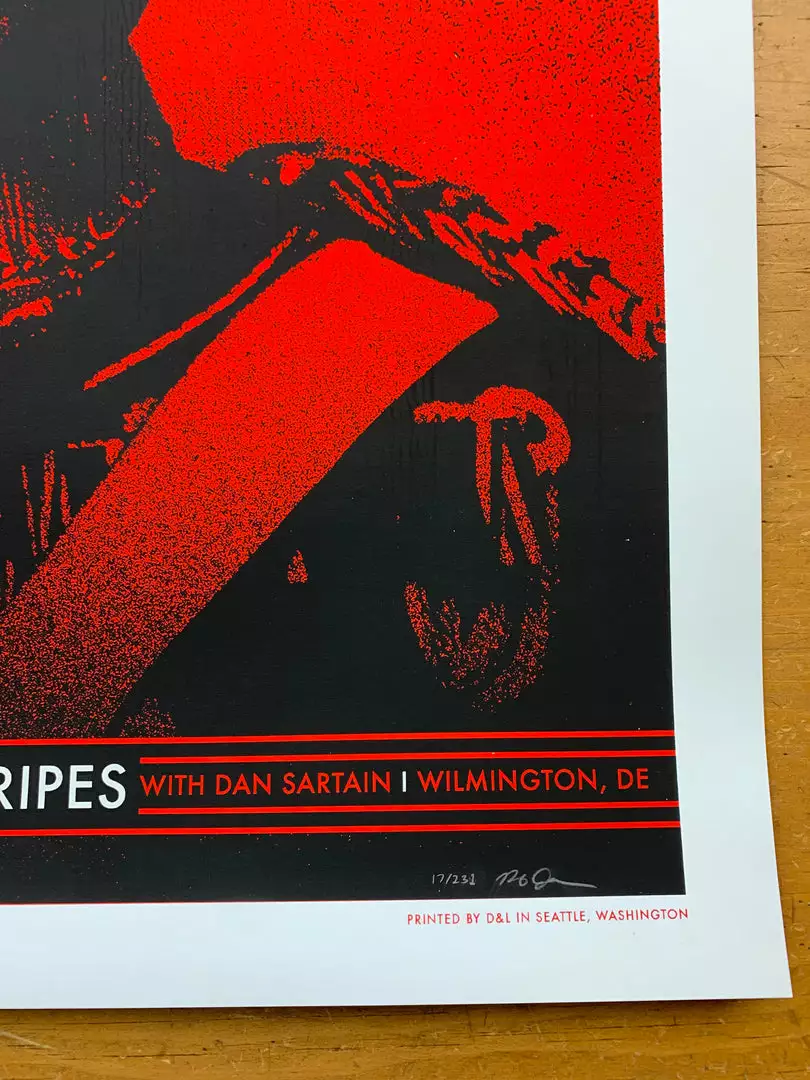 The White Stripes - 2007 Rob Jones Poster Wilmington, DE Grand Opera House Jack White 7 The White Stripes - 2007 Rob Jones Poster Wilmington, DE Grand Opera House Jack White