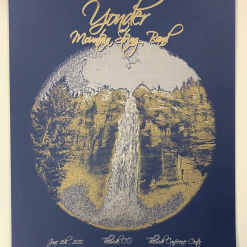 Colorado Yonder Mountain String Band - 2010 Brian Langeliers Poster Telluride, CO