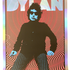 Bob Dylan - 2020 Carl Glover Poster Art Print Rainbow FOIL 420 Posters