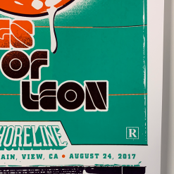 Kings Of Leon - 2017 Jason Malmberg Poster Mountain View, CA Shoreline Gig Posters