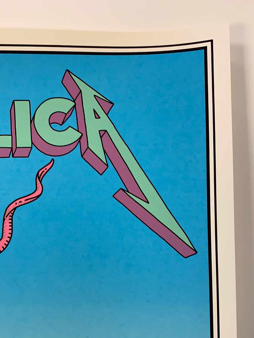 Metallica - 2019 Tyler Skaggs Poster El Paso, TX Don Haskins Center Gig Posters 6 Metallica - 2019 Tyler Skaggs Poster El Paso, TX Don Haskins Center Gig Posters