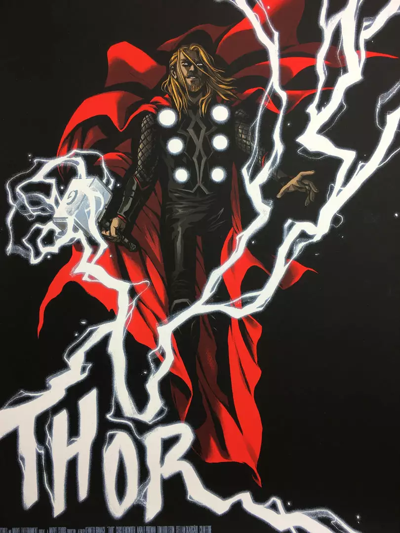 Movie/TV Posters Thor - 2018 Becky Cloonan Art Print 3 Movie/TV Posters Thor - 2018 Becky Cloonan Art Print