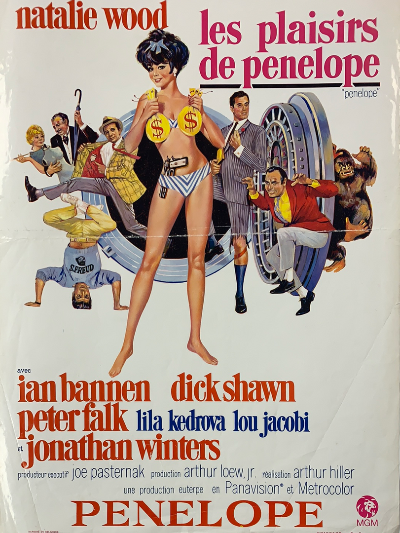 Sold Out Posters Penelope - 1966 Natalie Wood Original Movie Poster Cinema Print Movie/TV Posters 3 Sold Out Posters Penelope - 1966 Natalie Wood Original Movie Poster Cinema Print Movie/TV Posters
