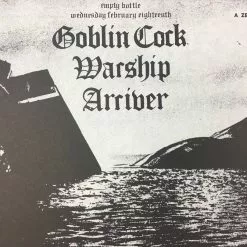 Goblin Cock - 2009 Dan MacAdam Of Crosshair Poster Chicago, IL Empty Bottle