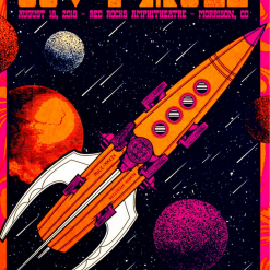 Colorado Govt Mule - 2019 Status Serigraph Poster Red Rocks, Morrison, CO