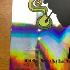 Foil Posters Snoop Dogg - 2012 Justin Hampton Poster Seattle Showbox FOIL