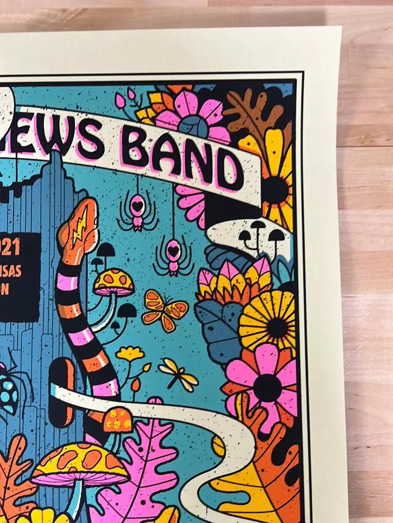 Methane Studios Gig Posters Dave Matthews Band - 2021 Methane Poster Rogers, AR 10/13 6 Methane Studios Gig Posters Dave Matthews Band - 2021 Methane Poster Rogers, AR 10/13