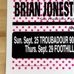 E.A.R. - 1996 Seaside Printing Poster Sonic Boom Hollywood, CA Gig Posters