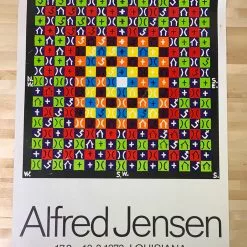 Alfred Jensen - 1973 Art Print Poster Original Vintage Art Prints