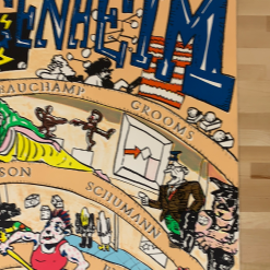 Sold Out Posters The Guggenheim - 1972 Red Grooms Art Print Poster Original Vintage