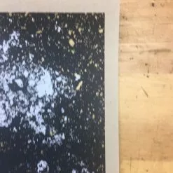 Winter Hearts - 2009 Jacob Bannon Art Print Gold Variant