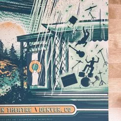 Half Hazzard Press The Disco Biscuits - 2018 Half Hazard Poster Denver, CO Ogden Colorado