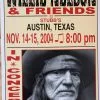 Gig Posters Willie Nelson - 2004 Franks Brothers 11/14-15 Poster Austin, TX