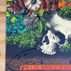 Primus - 2018 Status Serigraph Poster Red Rocks, Morrison, CO Autographed