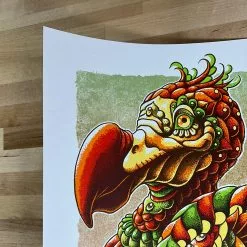 Gig Posters Dodo - 2021 BioWorkz Poster Dave Matthews Band Orange