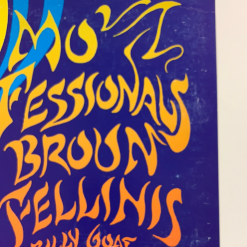 FD/ID 09 Zachary Richard - 1996 Mark Henson Poster Maritime Hall San Fran 1st Gig Posters