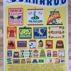 Gig Posters Bonnaroo - 2018 Mike Davis Poster Manchester, TN