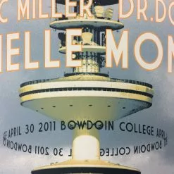 Janelle Monae - 2011 Dan MacAdam Crosshair Poster Brunswick, ME Bowdoin College