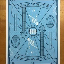 Jack White - 2018 Matthew Jacobson Poster Las Vegas, NV 4 Of Hearts The Chelsea Gig Posters
